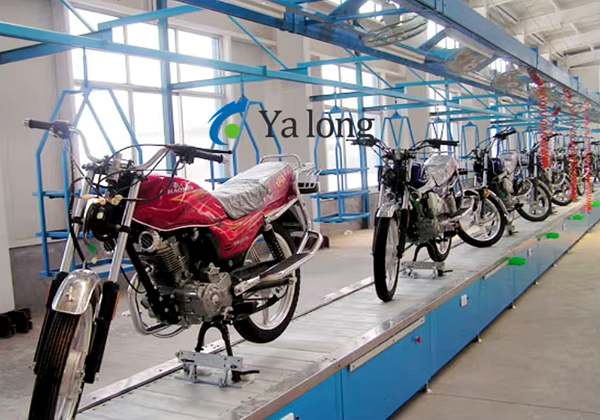 motorcycle assembly line