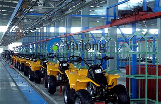 (ATV) All-terrain vehicle assembly line