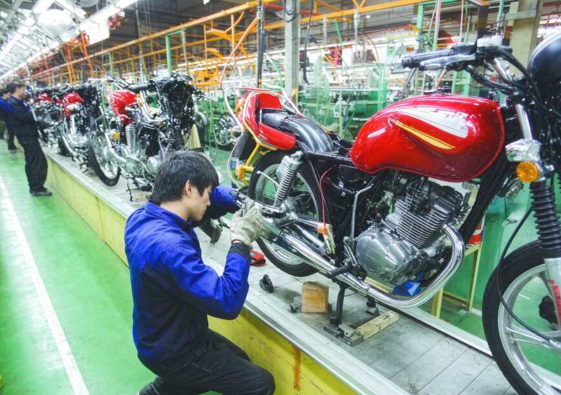 Motorcycle Production Line